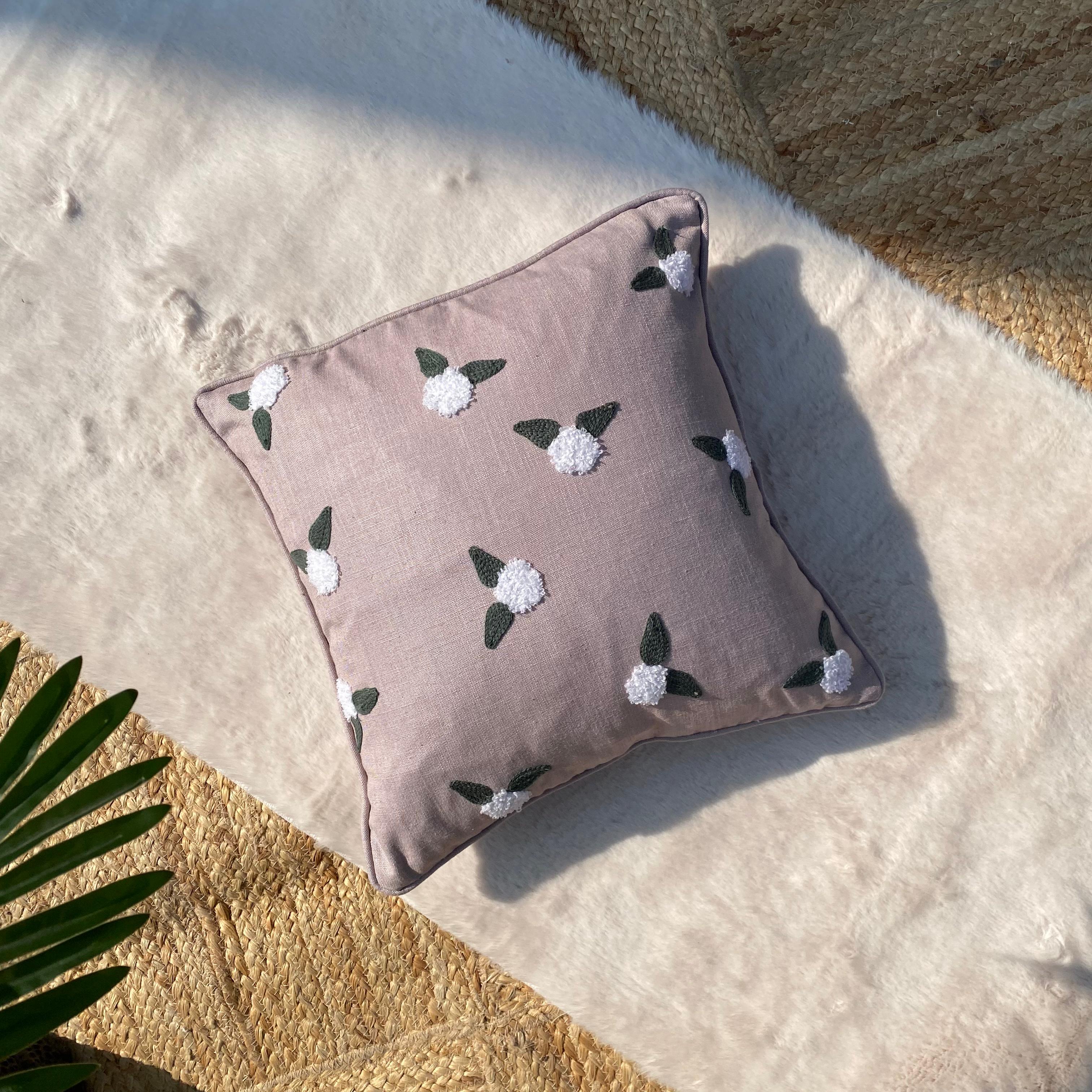 Embroidered Cushion Cover