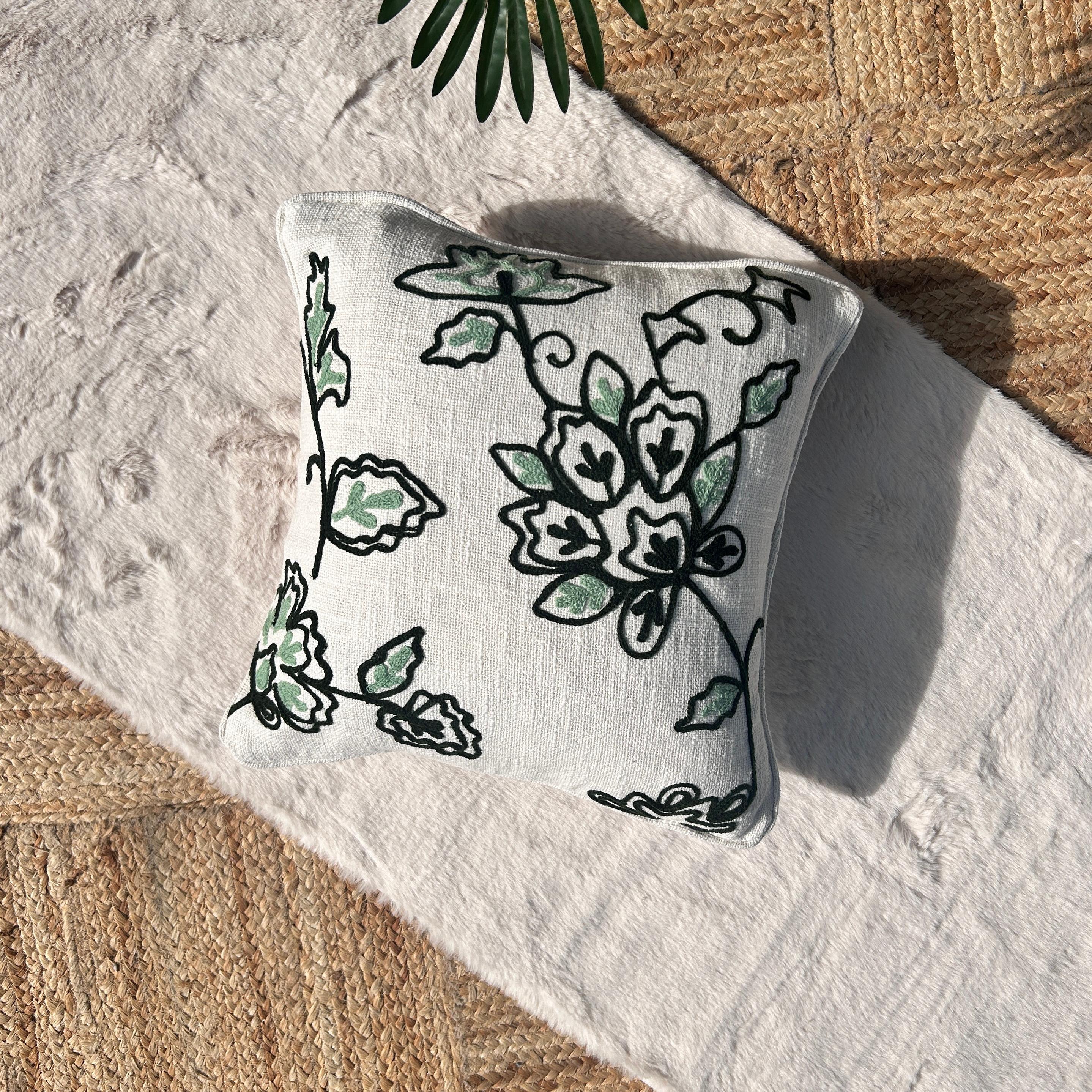 Embroidered Cushion Cover