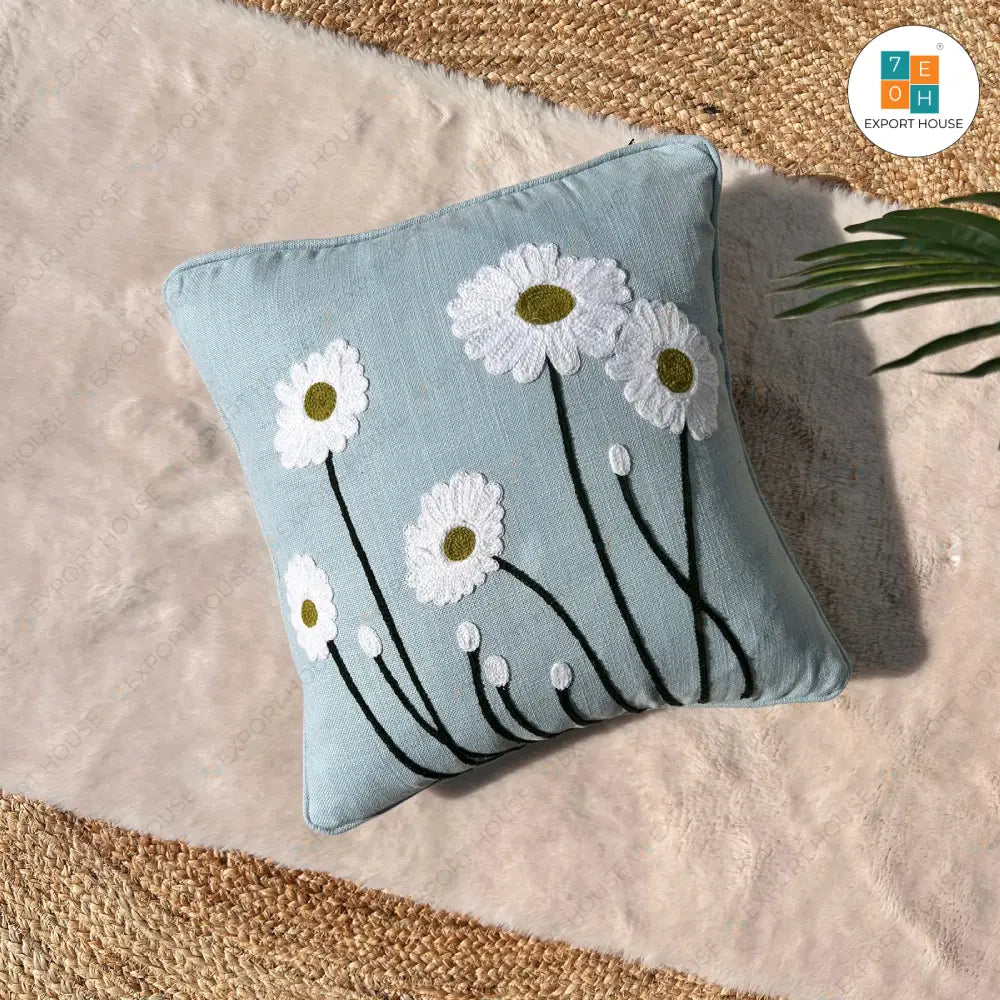 Embroidered Cushion Cover