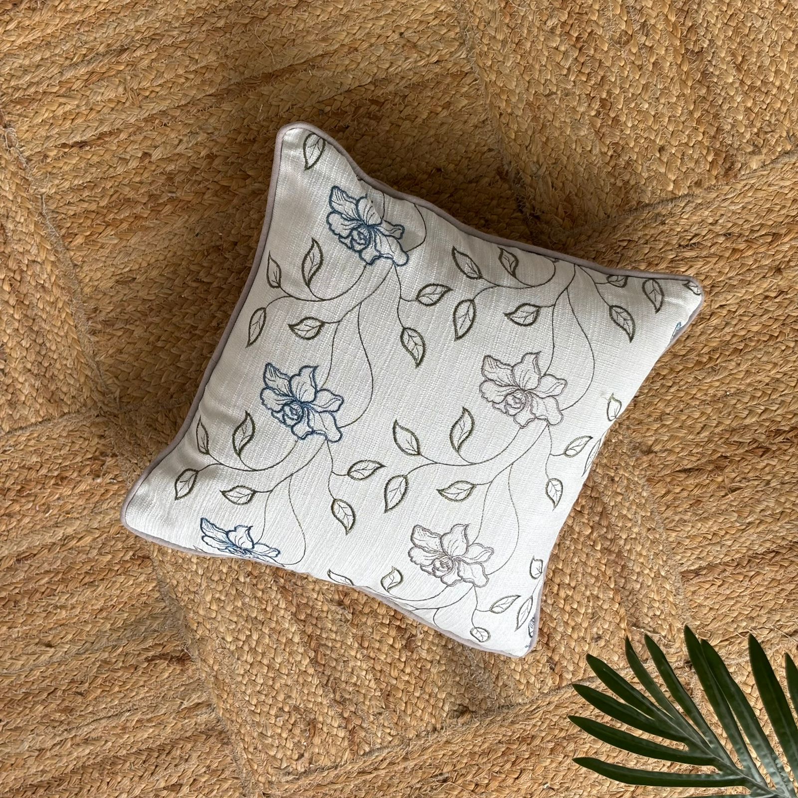 Embroidered Cushion Cover
