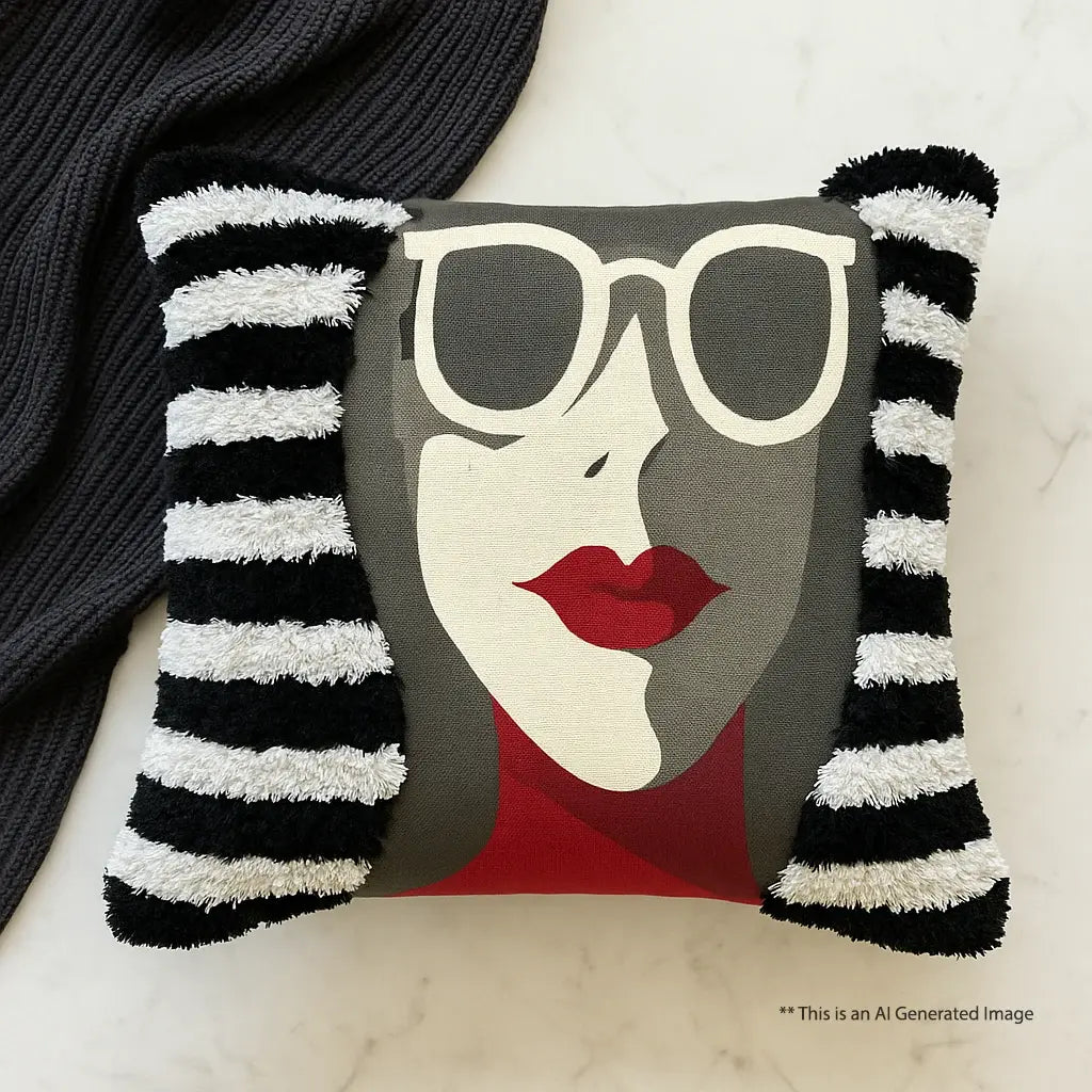 Tufted Cushion Cover