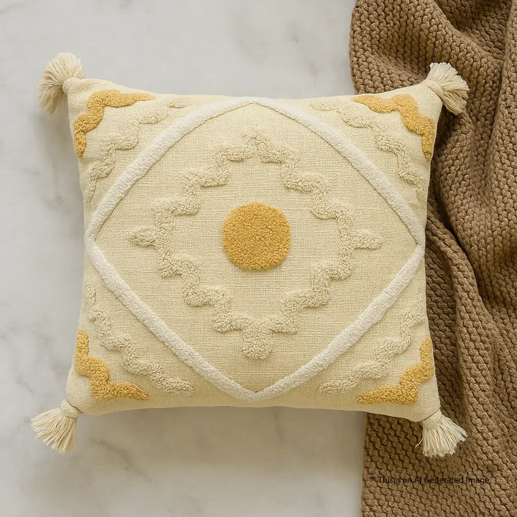 Tufted Cushion Cover