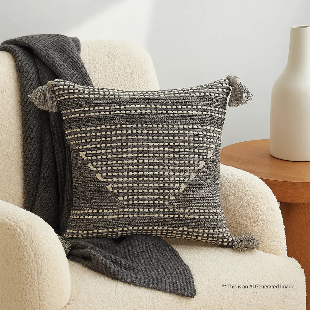 Boho Cushion Cover, 40cm X 40cm (16" X 16")