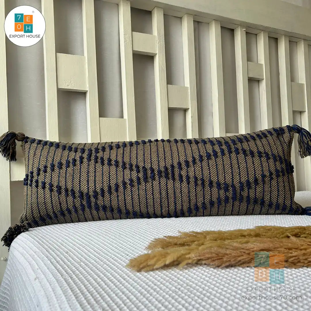 Cotton Boho Lumbar Covers 30cm x 91cm (12  x 36 )