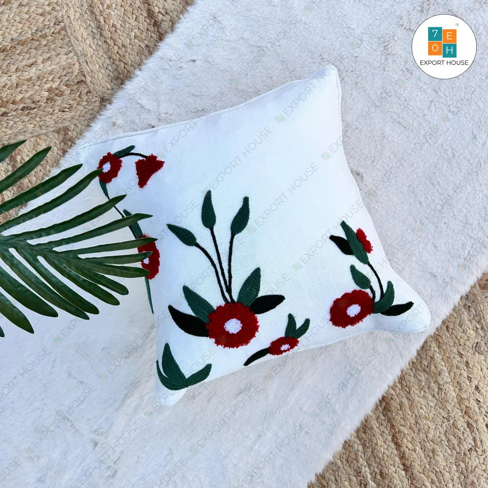 Embroidered Cushion Cover
