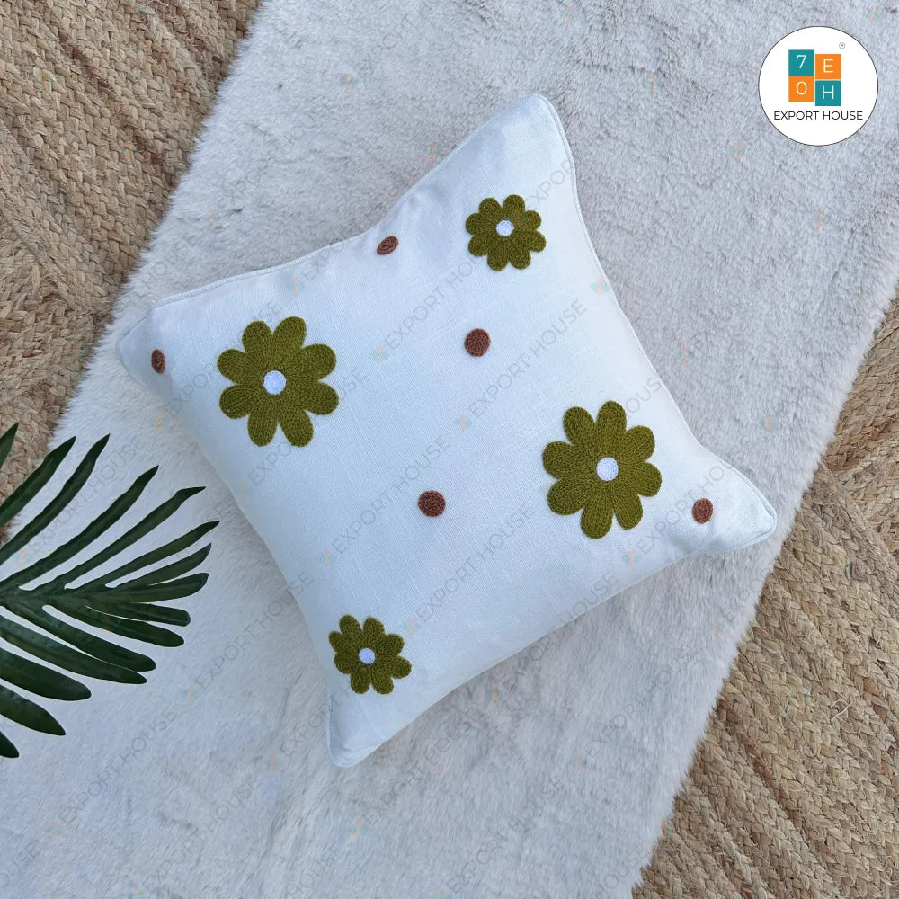 Embroidered Cushion Cover