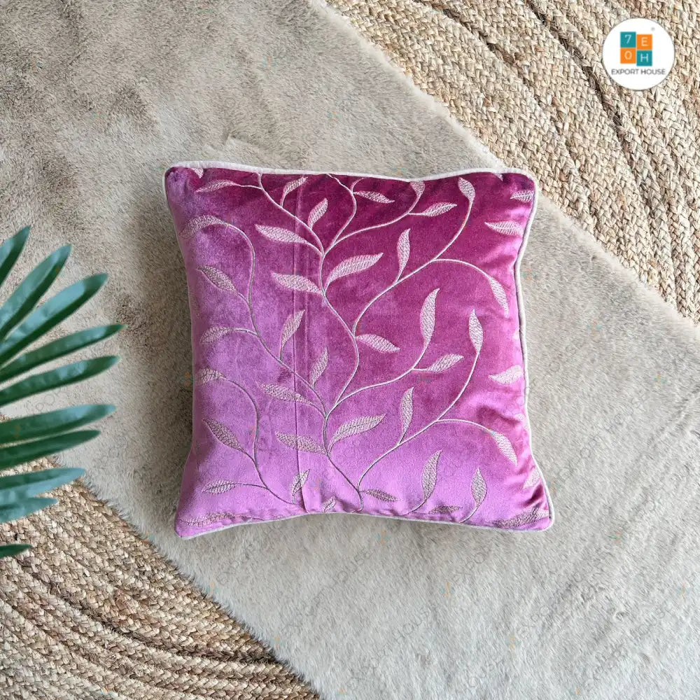 Embroidered Cushion Cover