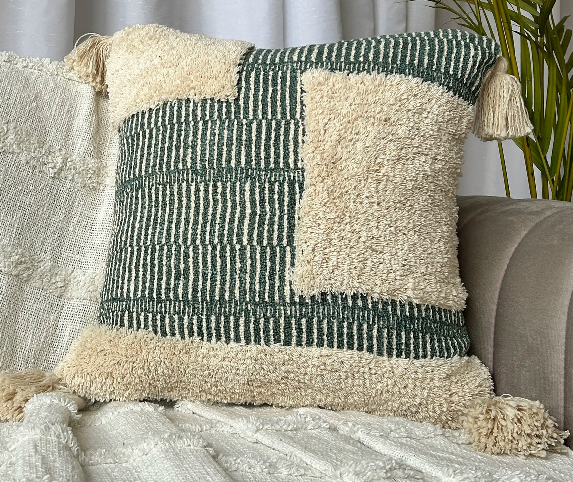 Tufted Cushion Cover